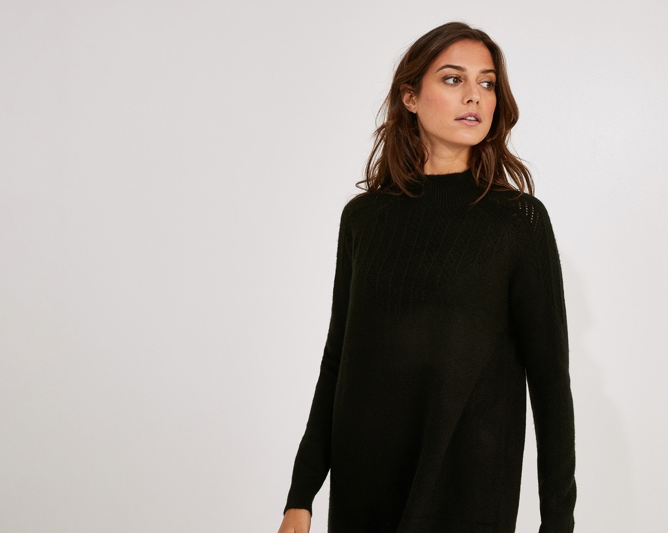 La saison du cocooning est lancé avec la robe pull !